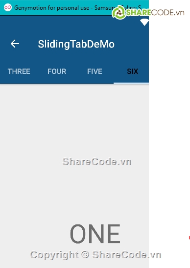 Sliding TAB EXAMBLE,miễn phí,dễ hiểu